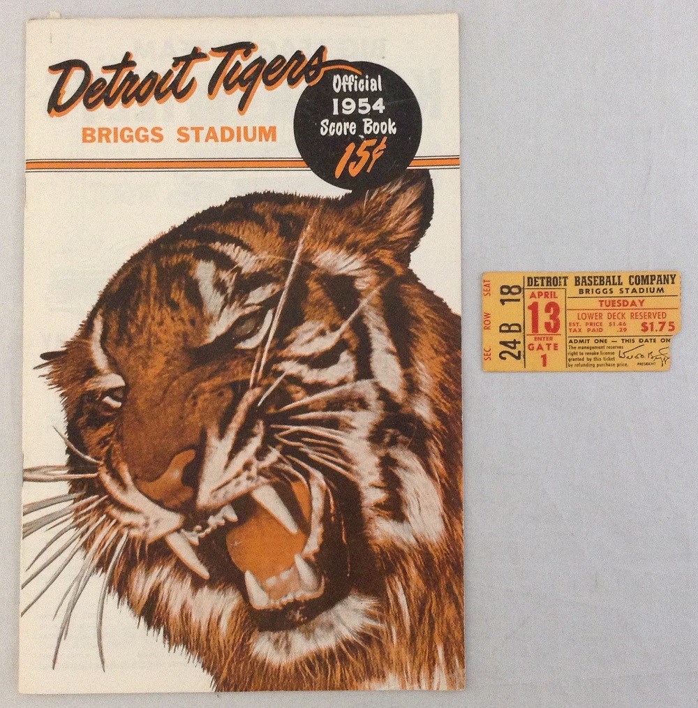 Item Detail - 1954 BALTIMORE ORIOLES 1ST EVER HOME GAME PROGRAM