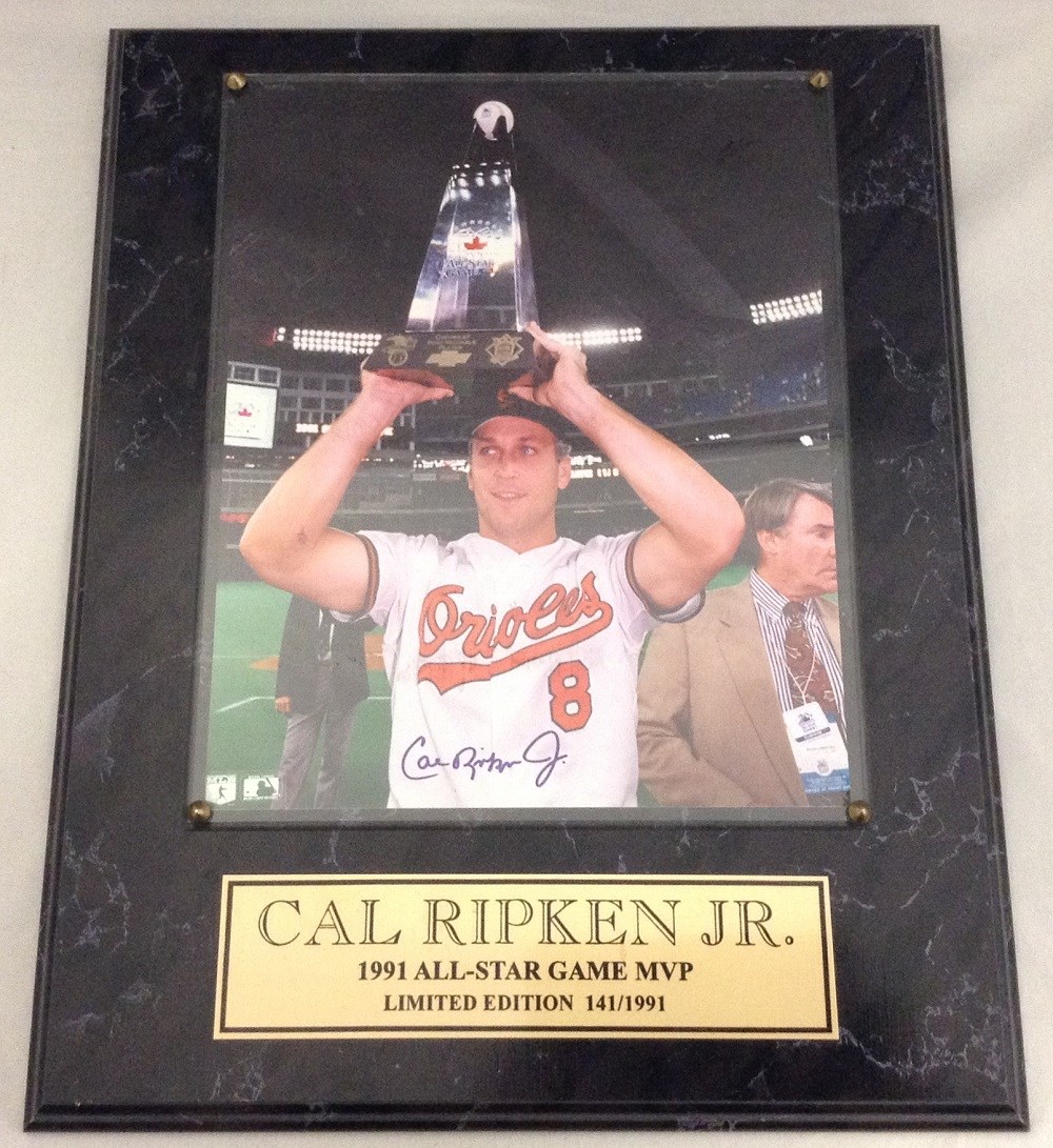 Cal Ripken Jr. Autographed Official 2001 All Star Logo MLB Game