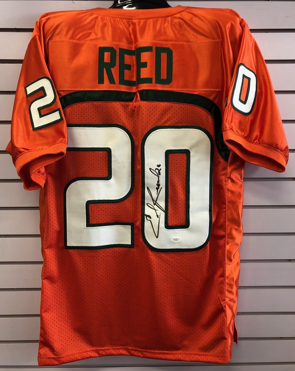ed reed hurricanes jersey