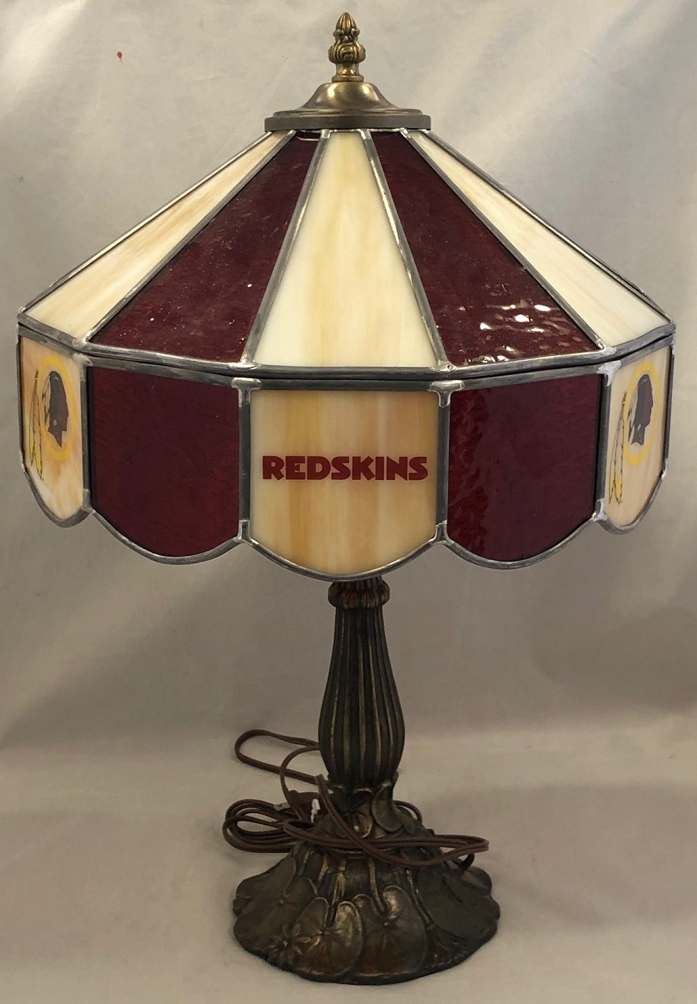 washington redskins lamp