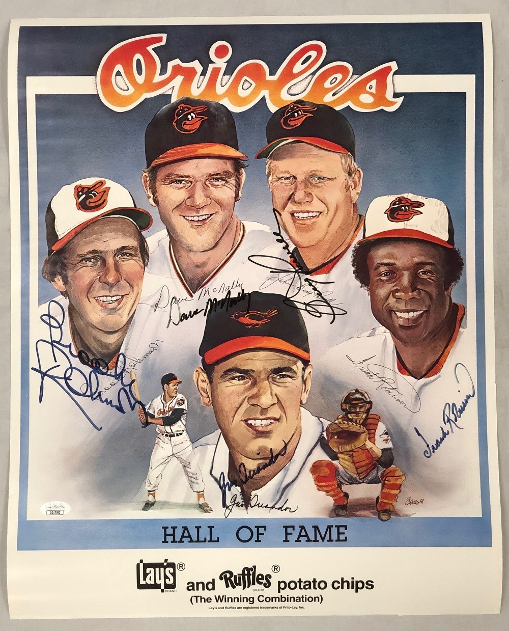 Lot Detail - Lot of (8) Baltimore Orioles Hall of Famers Signed