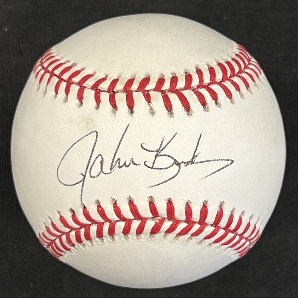 John Kruk Autographed Baseball John Kruk Memorabilia John 